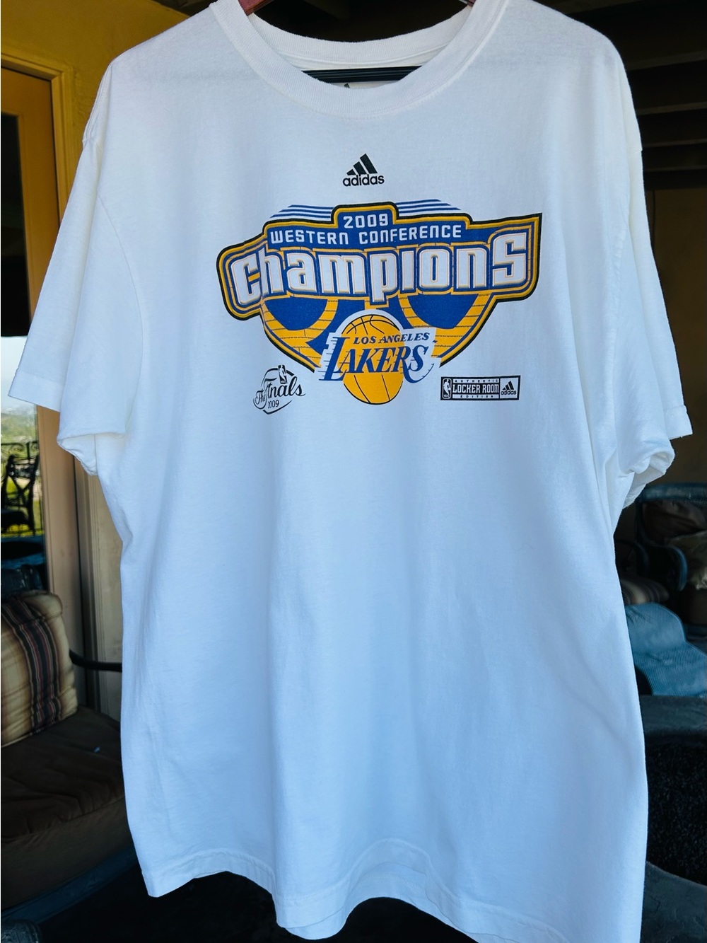 2009 Lakers Western Conference Champions Shirt - Adidas XL
